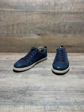 Born Allegheny II Blue Suede/Leather Perforated Sneakers Men's Size 10.5